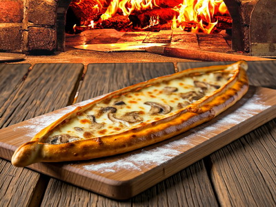 Mushroom Pide 